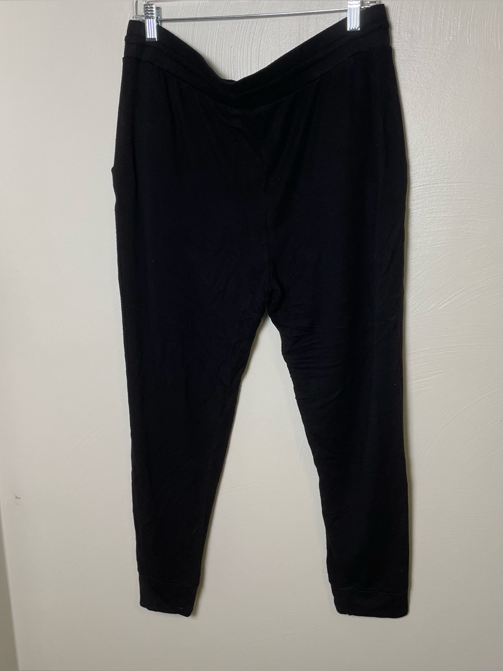 Sunday Black Womens Pajama Pants Size Large